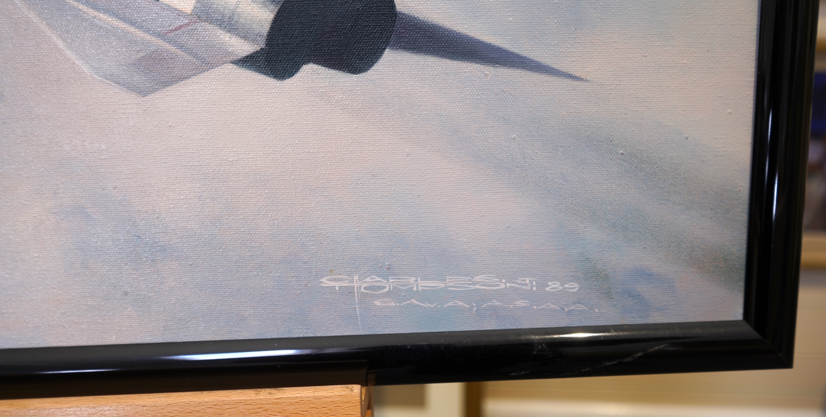 Charles Thompson, (b. 1931), A BAC TSR-2 reconnaissance aircraft in flight
